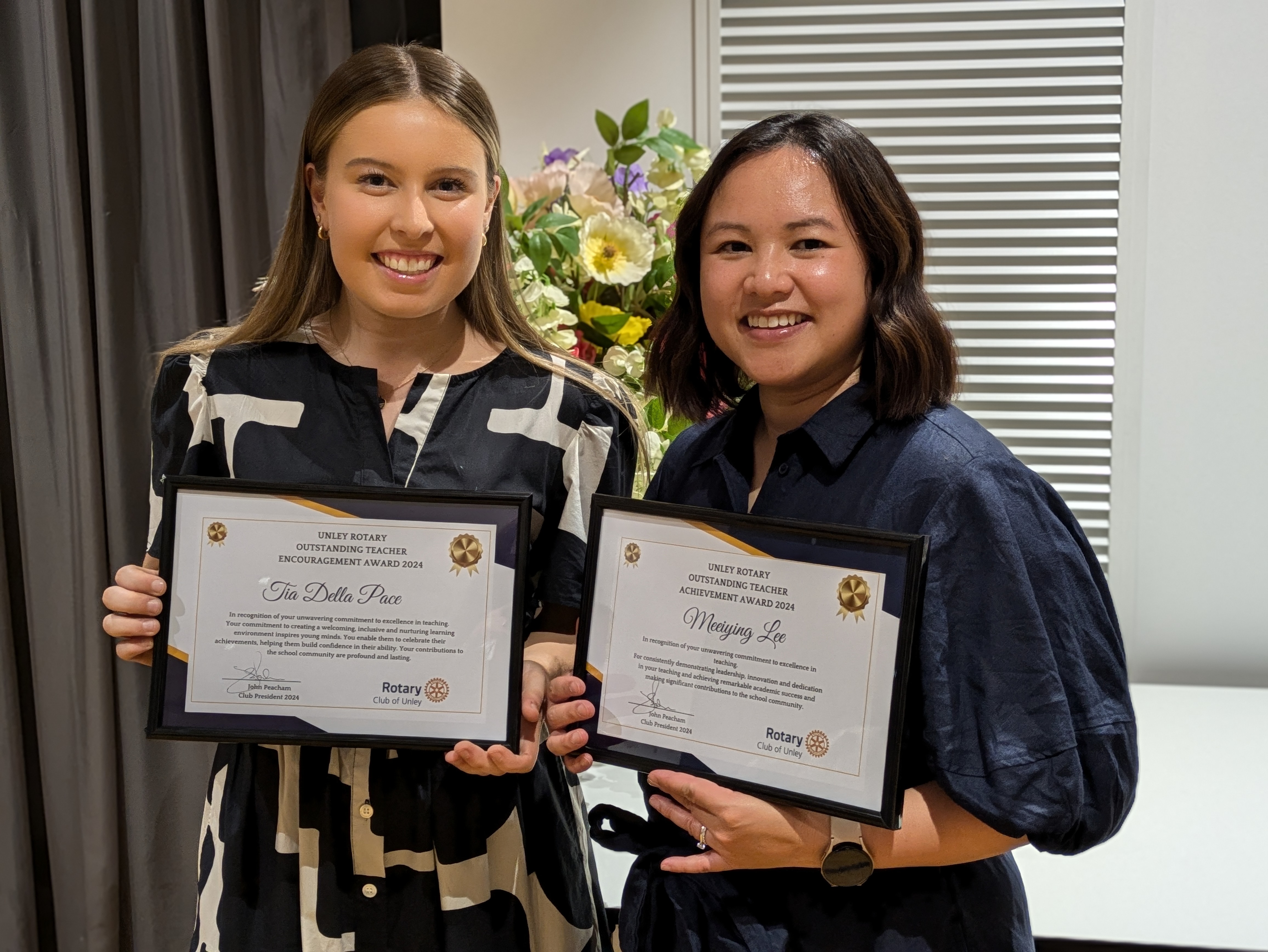 Celebrating Excellence: Our Educators Shine at the Unley Rotary Teacher Awards!